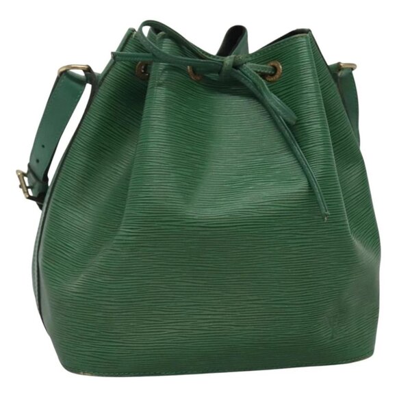 LOUIS VUITTON Epi Petit Noe Shoulder Bag Green - Picture 1 of 16